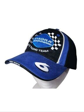 NWT Mark Martin #6 Nascar Hat Cap Viagara Nascar Roush Racing Jr's Garage